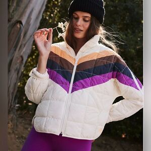 NWT FP Movement x Hatch Printed Puffer Jacket size Medium maternity